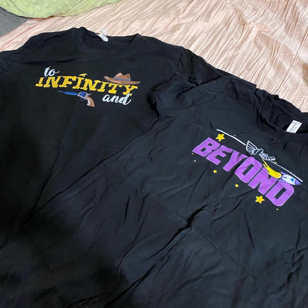 TO INFINITY AND BEYOND SHIRTS